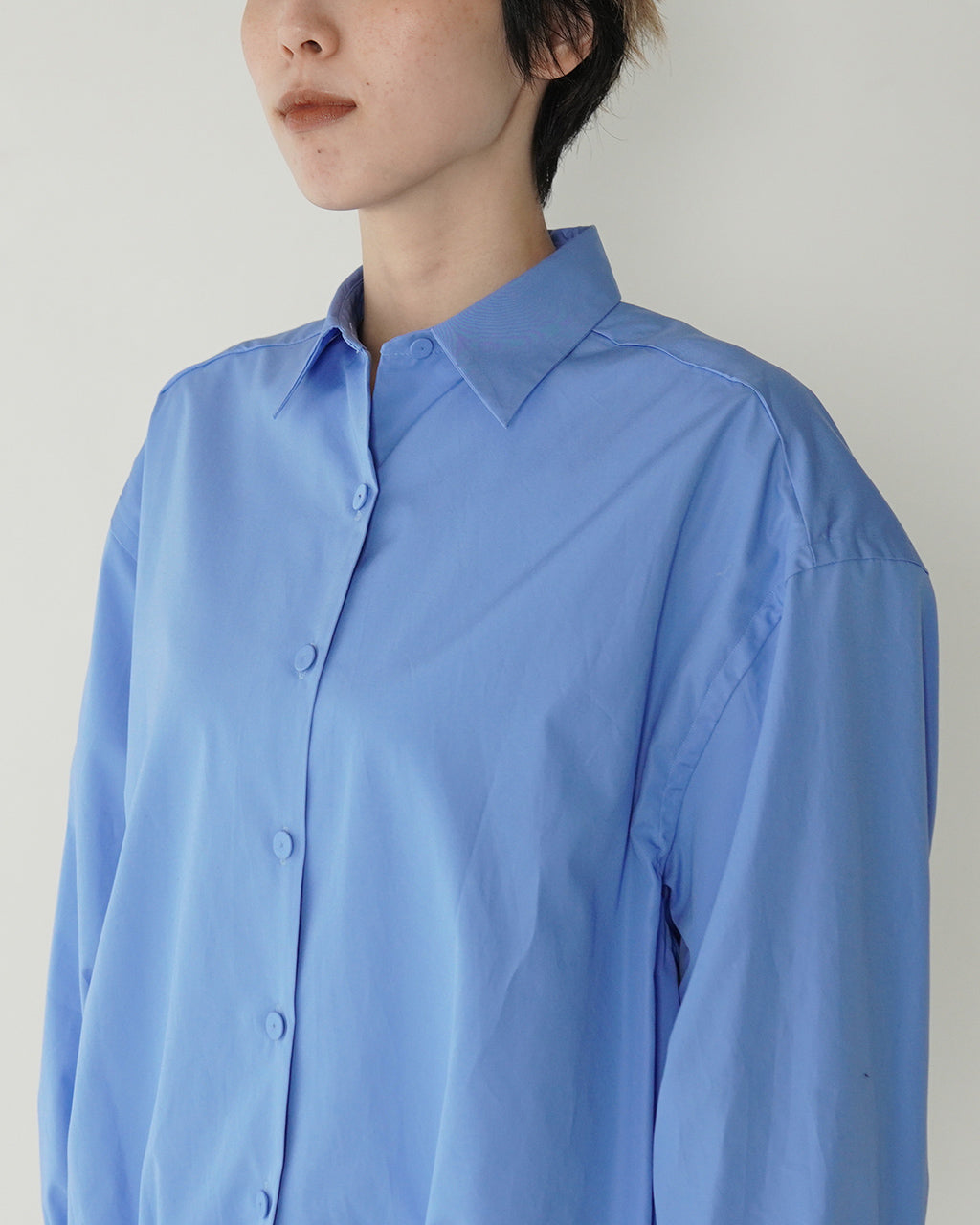 【SALE!40%OFF】 バルーン シャツ Balloon Shirts ブロード生地 長袖 レギュラーカラー LV-SH5108