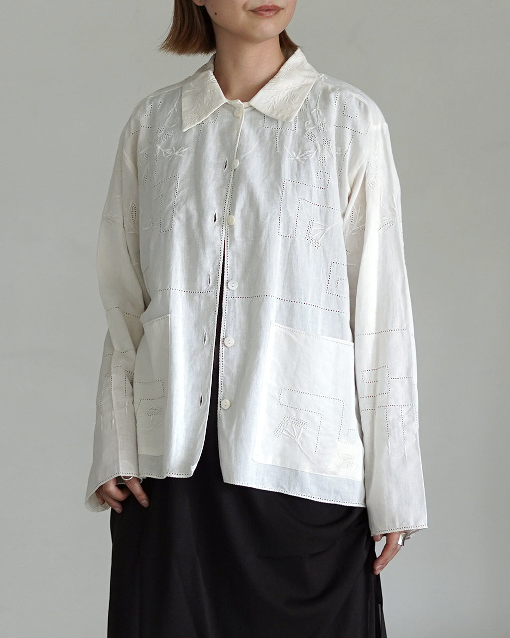 Embroidery blouse LV-SH5301【先行予約】【2026年3月中旬頃入荷予定】