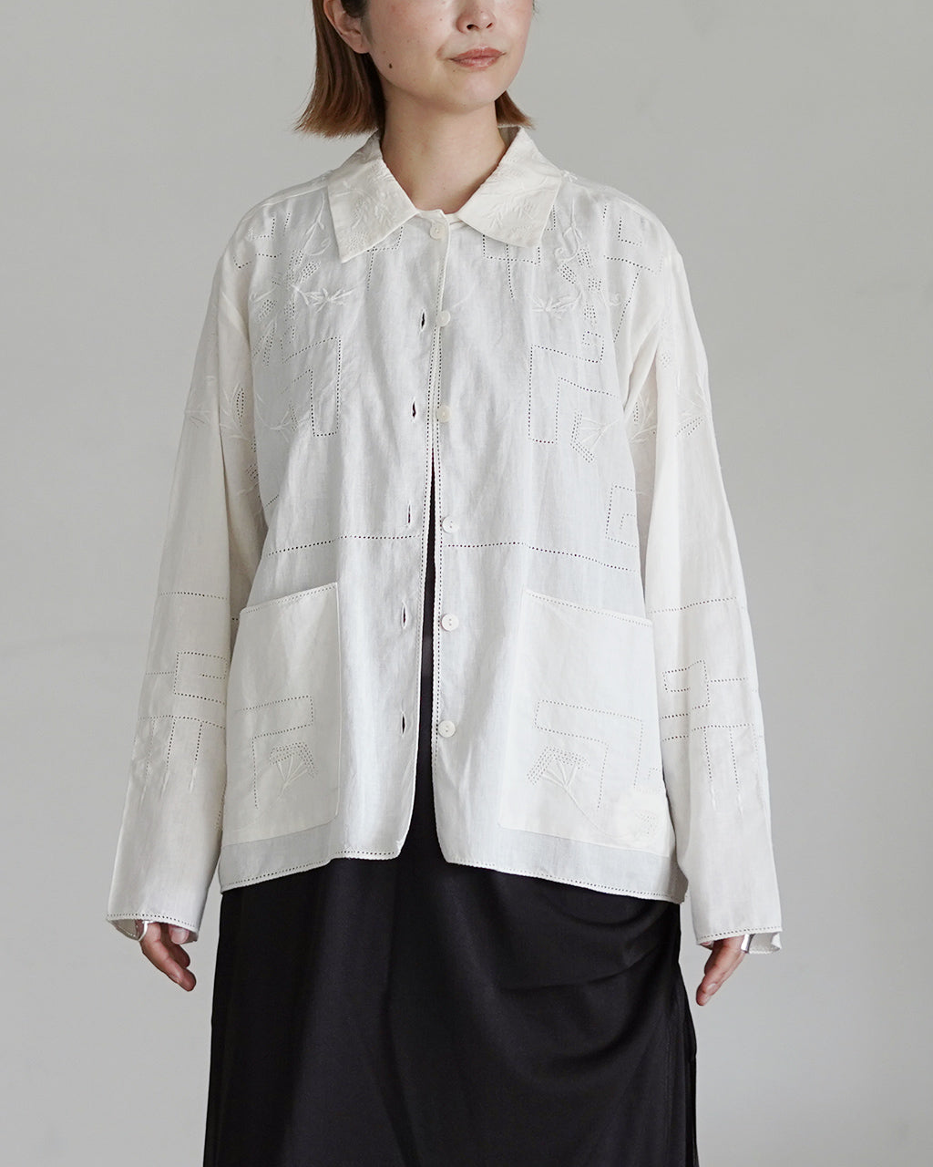 Embroidery blouse LV-SH5301【先行予約】【2026年3月中旬頃入荷予定】