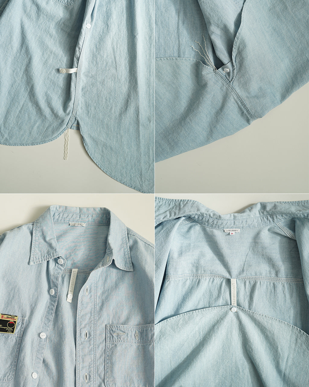Transformation Chambray shirts LV-SH6102【先行予約】【2026年2月中旬頃入荷予定】