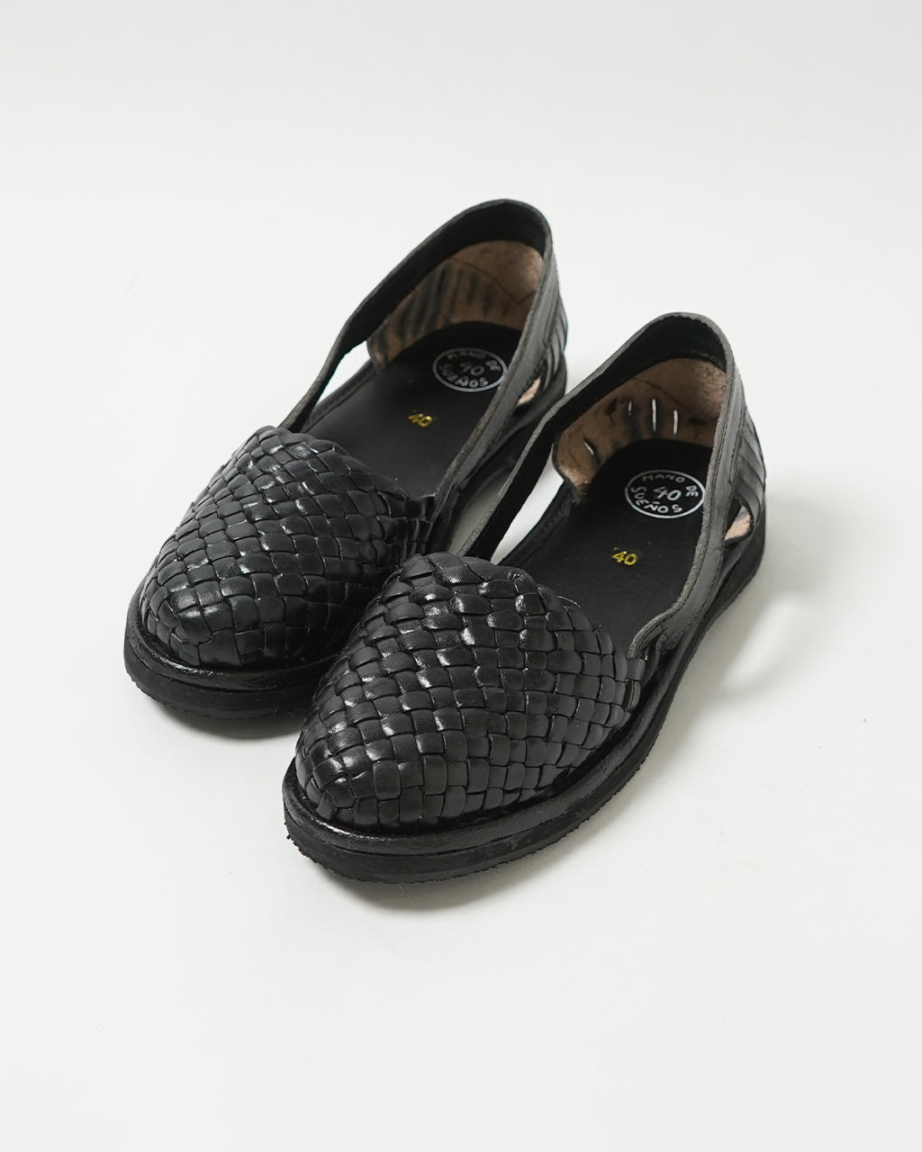 MANO DE SUENOS マノデスエーニョス レザー メッシュサンダル リオ MESH SANDAL RIO エスパドリーユ レザーサンダル ヒールサンダル 【送料無料】【クーポン対象外】