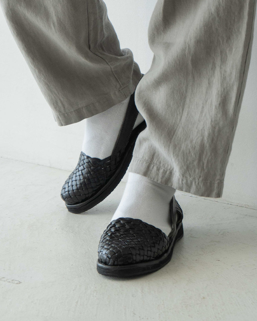 MANO DE SUENOS マノデスエーニョス レザー メッシュサンダル リオ MESH SANDAL RIO エスパドリーユ レザーサンダル ヒールサンダル 【送料無料】【クーポン対象外】