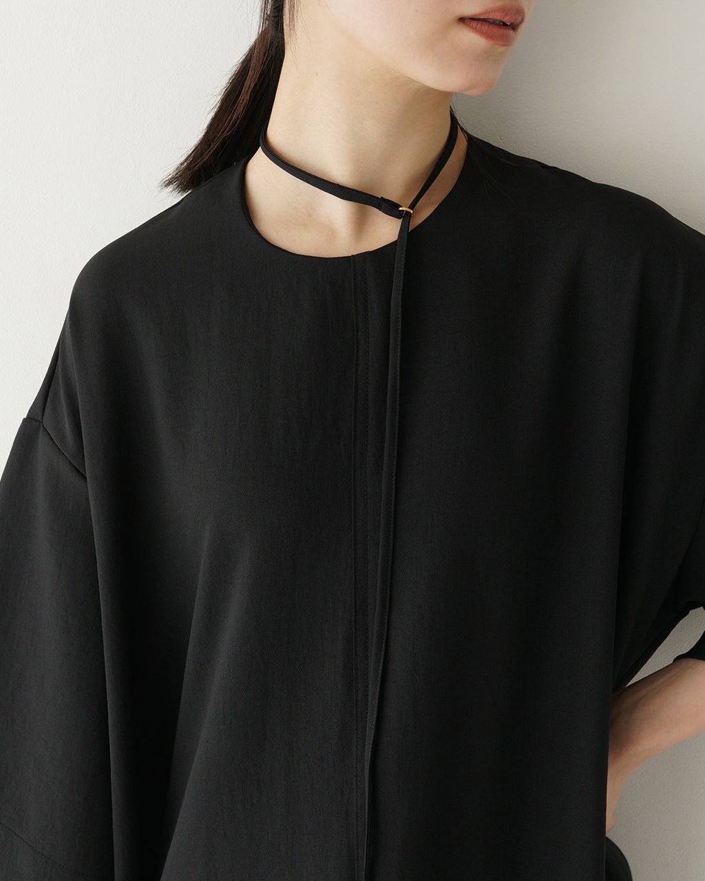 manon マノン プルオーバー フレア ドレス ワンピース PULL OVER FLARE DRESS ONEPIECE Aラインワンピース ドレープ 6分袖 半袖 MNN-OP-108 【送料無料】