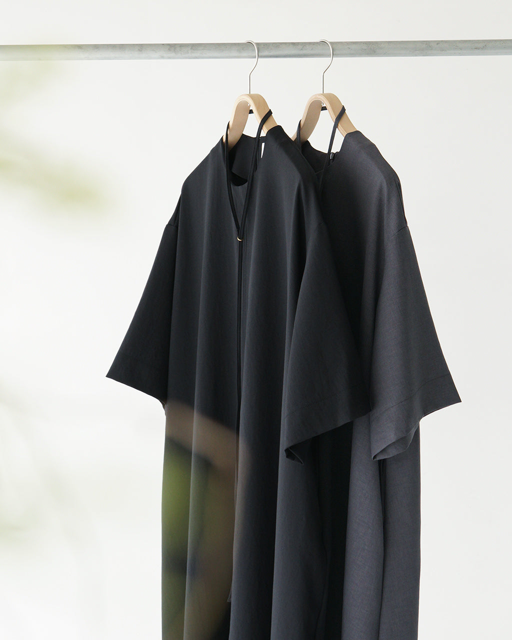 manon マノン プルオーバー フレア ドレス ワンピース PULL OVER FLARE DRESS ONEPIECE Aラインワンピース ドレープ 6分袖 半袖 MNN-OP-108 【送料無料】