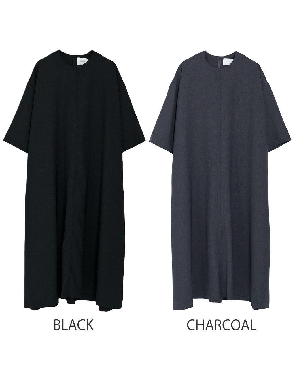 manon マノン プルオーバー フレア ドレス ワンピース PULL OVER FLARE DRESS ONEPIECE Aラインワンピース ドレープ 6分袖 半袖 MNN-OP-108 【送料無料】