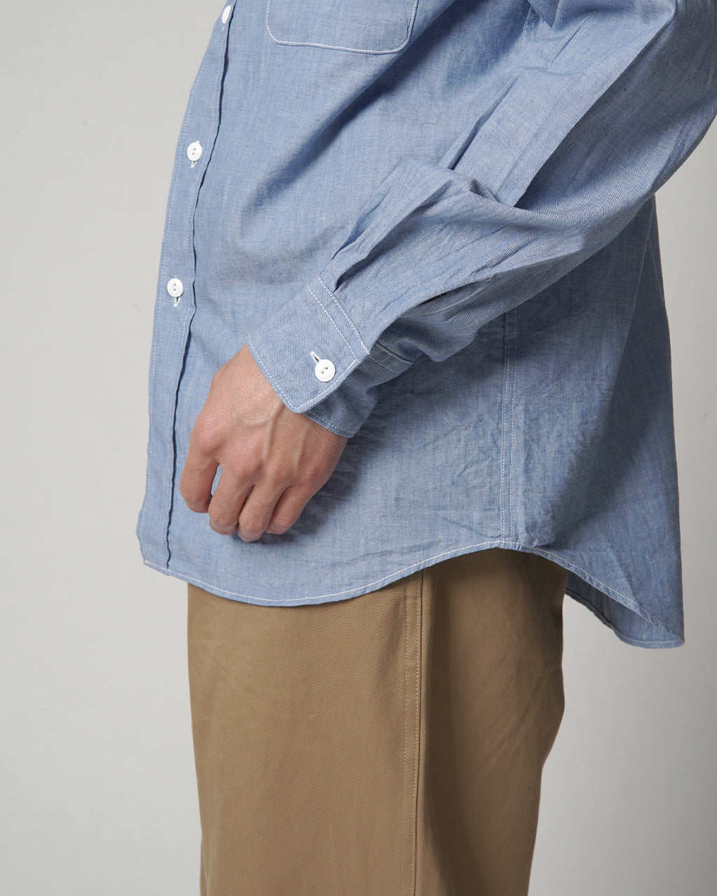 MANUAL ALPHABET マニュアルアルファベット ヴィンテージ シャンブレー ワークシャツ VINTAGE CHAMBRAY WORK SHIRTS MA-S-719【送料無料】