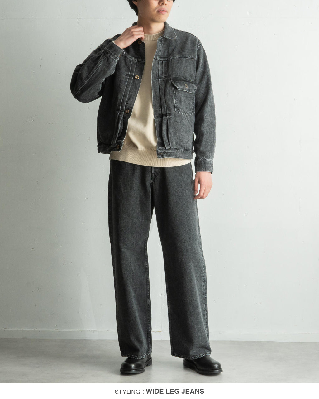 【SALE!20%OFF】TYPE-1 デニムジャケット DENIM JACKET オーガニックコットン 13.5oz セルビッチデニム M25A04BL11C