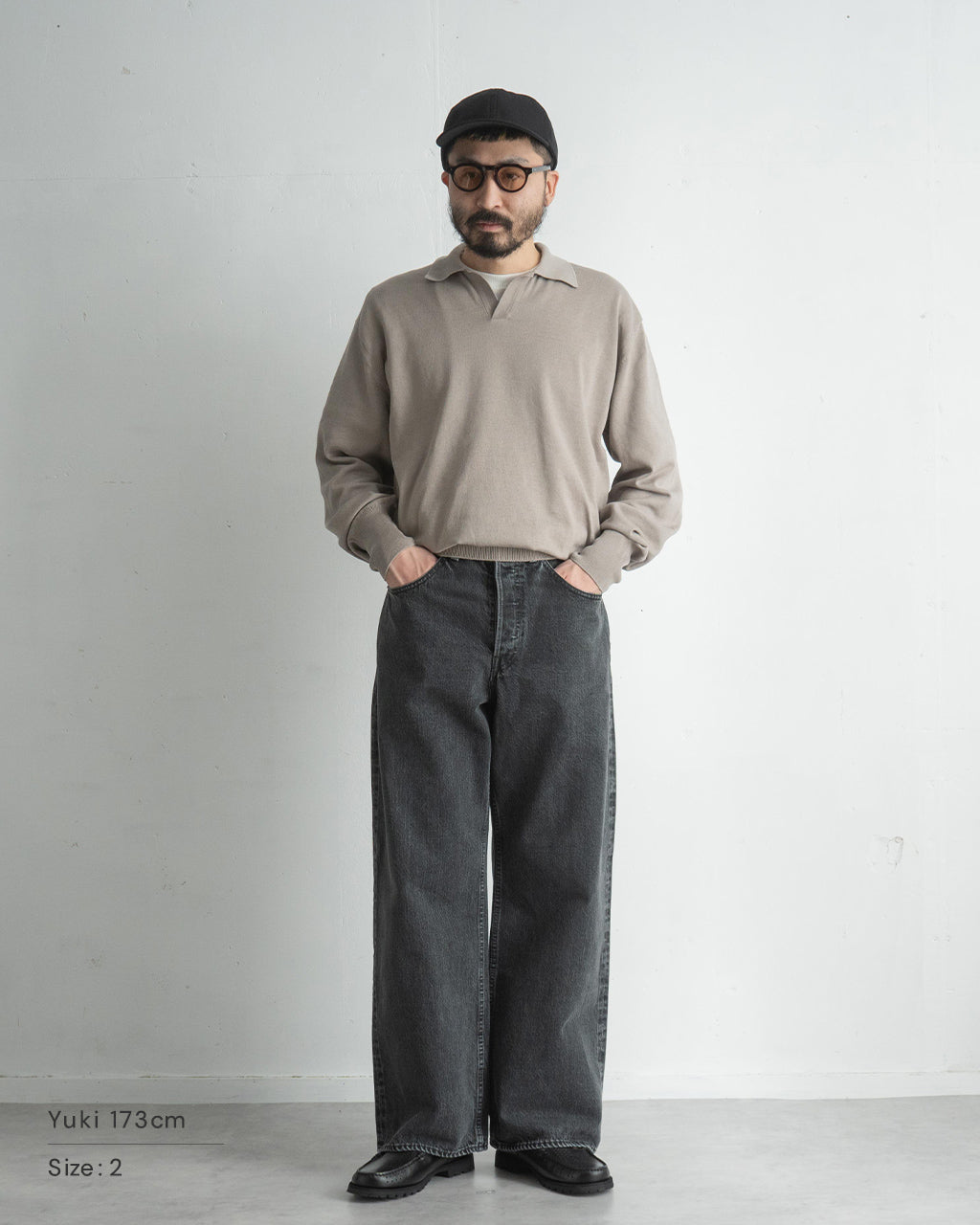 セルビッチ デニム パンツ SELVEDGE DENIM WIDE LEG JEANS ワイドレッグ ジーンズ 13.5oz オーガニックコットン M25A04PT12C