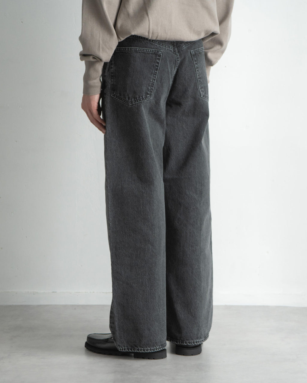 SELVEDGE DENIM WIDE LEG JEANS M25A04PT12C