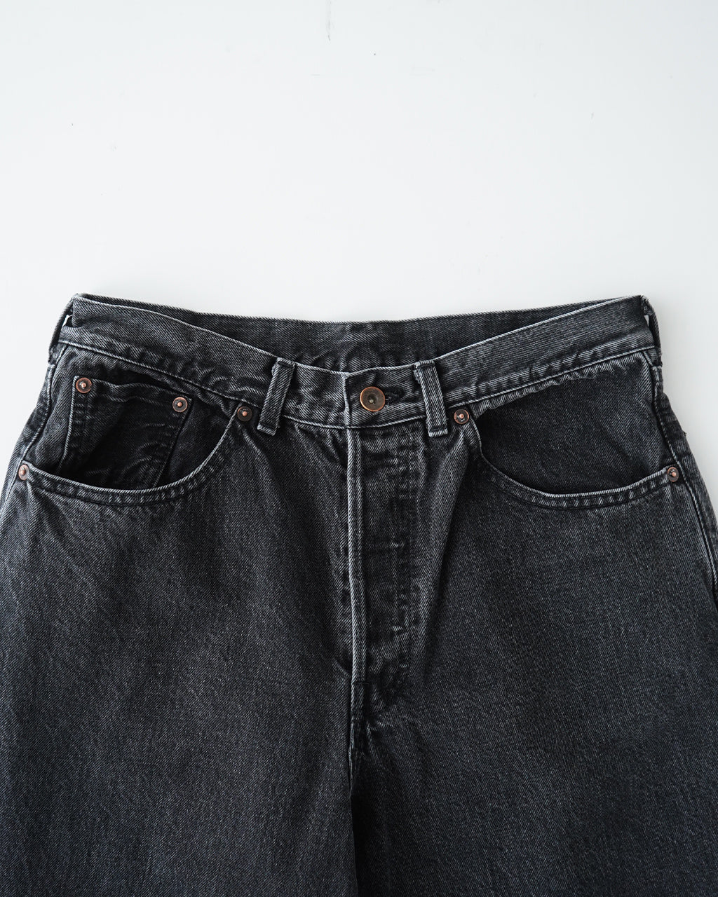 SELVEDGE DENIM WIDE LEG JEANS M25A04PT12C