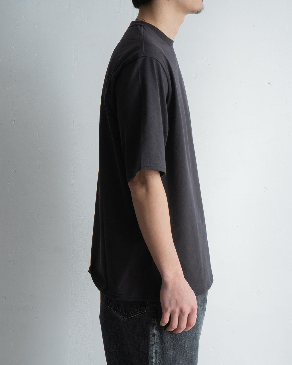 【SALE!20%OFF】クルーネック Tシャツ 40/2 ORGANIC COTTON KNIT CREW NECK TEE 半袖 カットソー M25A08CS02B