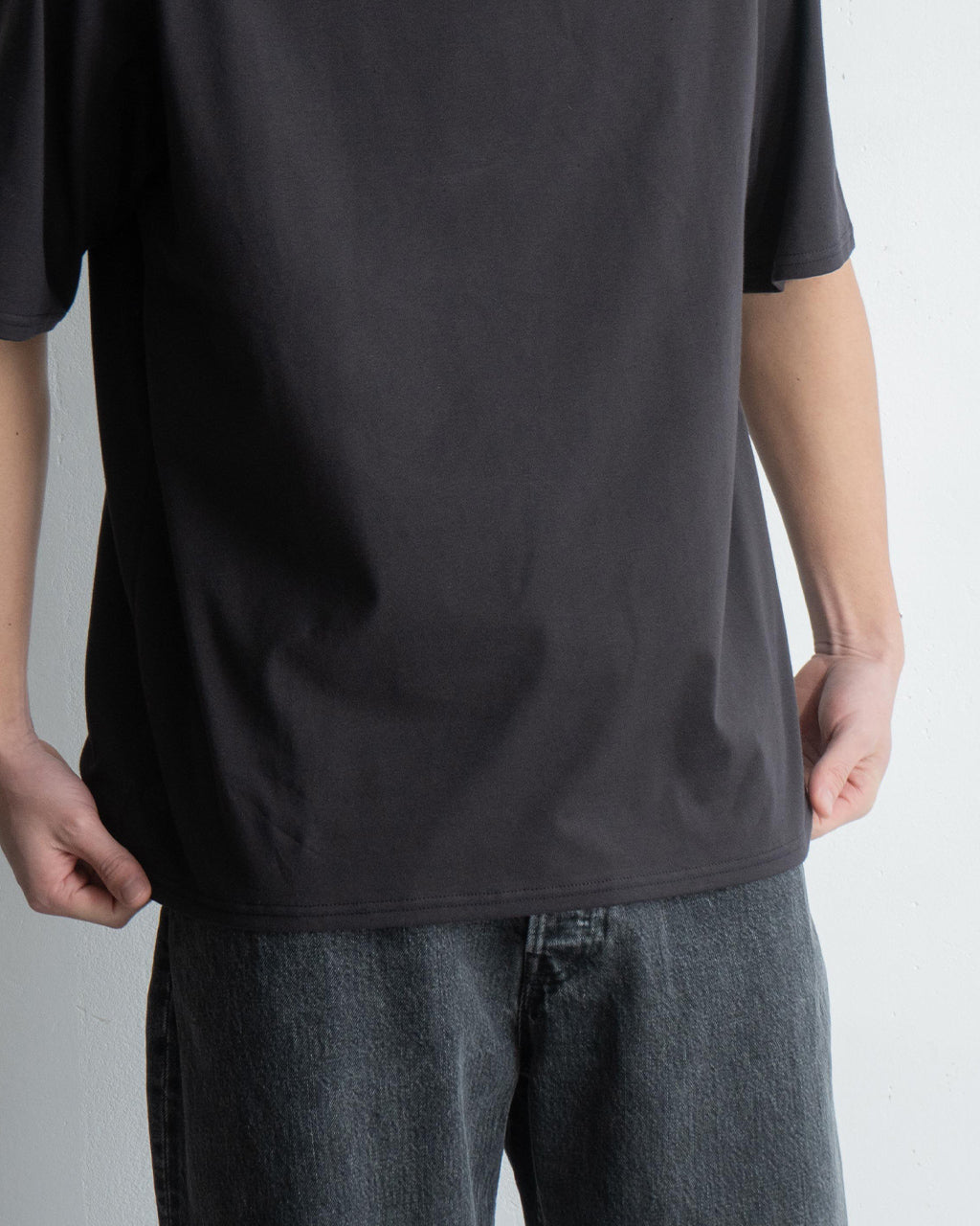 【SALE!20%OFF】クルーネック Tシャツ 40/2 ORGANIC COTTON KNIT CREW NECK TEE 半袖 カットソー M25A08CS02B