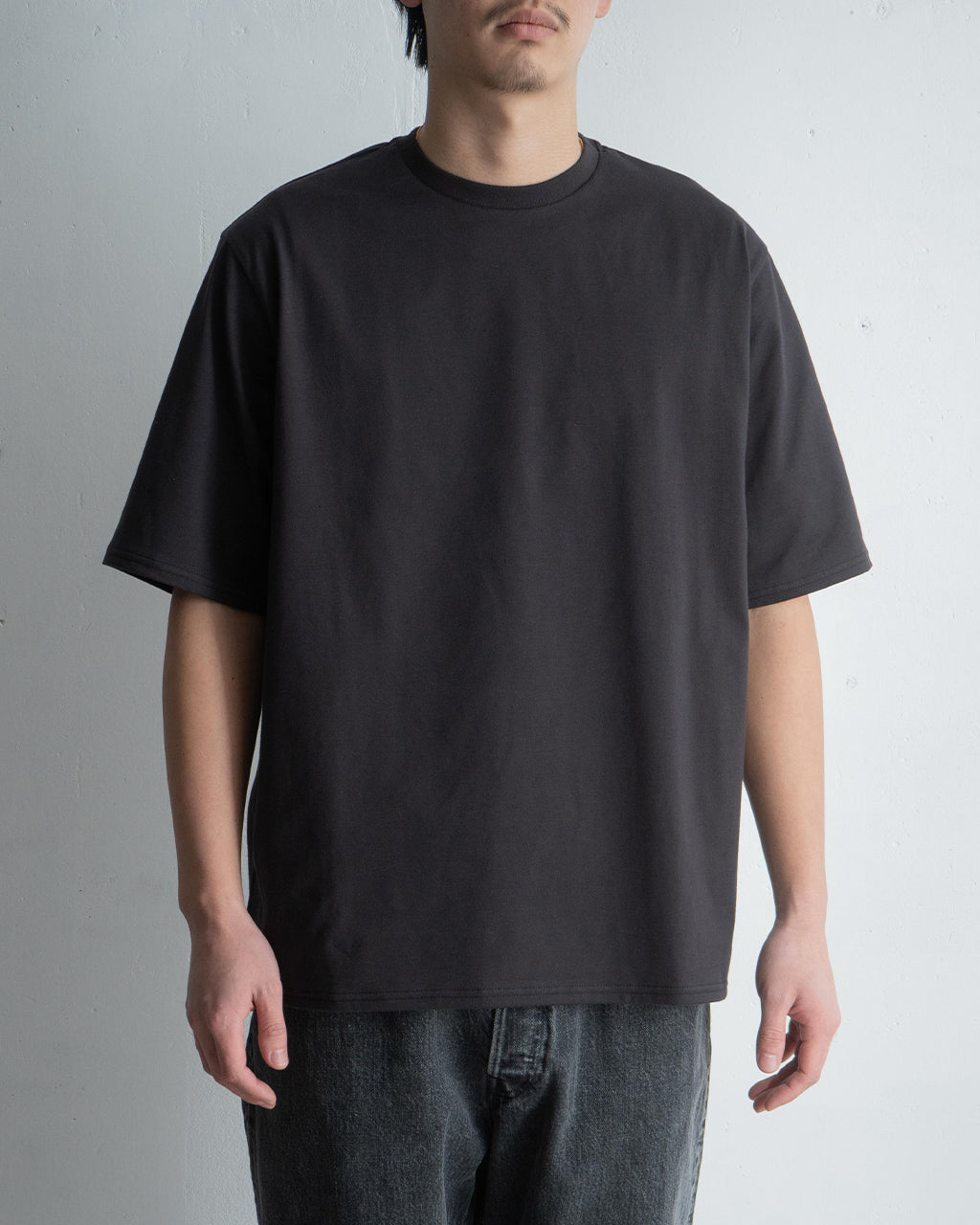 【SALE!20%OFF】クルーネック Tシャツ 40/2 ORGANIC COTTON KNIT CREW NECK TEE 半袖 カットソー M25A08CS02B