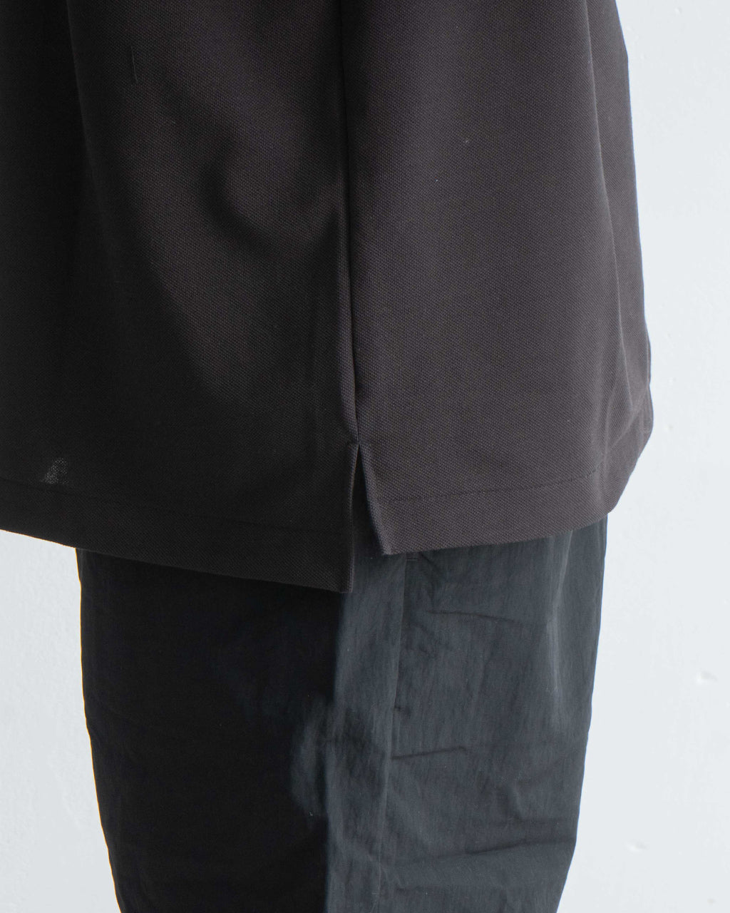 【SALE!20%OFF】ワンボタン 半袖 ポロシャツ ONE BUTTON POLO S/S TEE オーガニックコットン 強燃ドライカノコ 鹿の子素材 M25A15CS02B