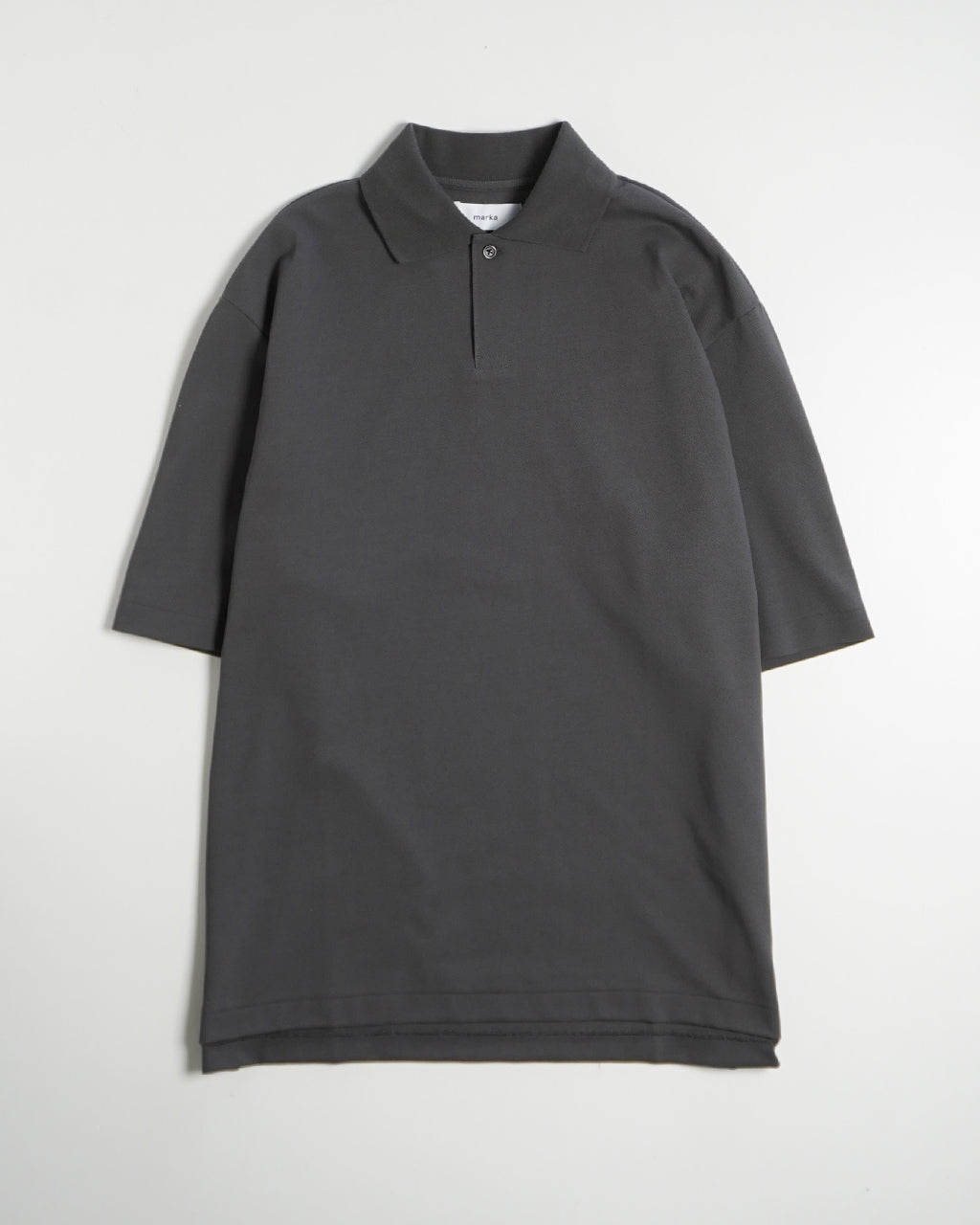 【SALE!20%OFF】ワンボタン 半袖 ポロシャツ ONE BUTTON POLO S/S TEE オーガニックコットン 強燃ドライカノコ 鹿の子素材 M25A15CS02B