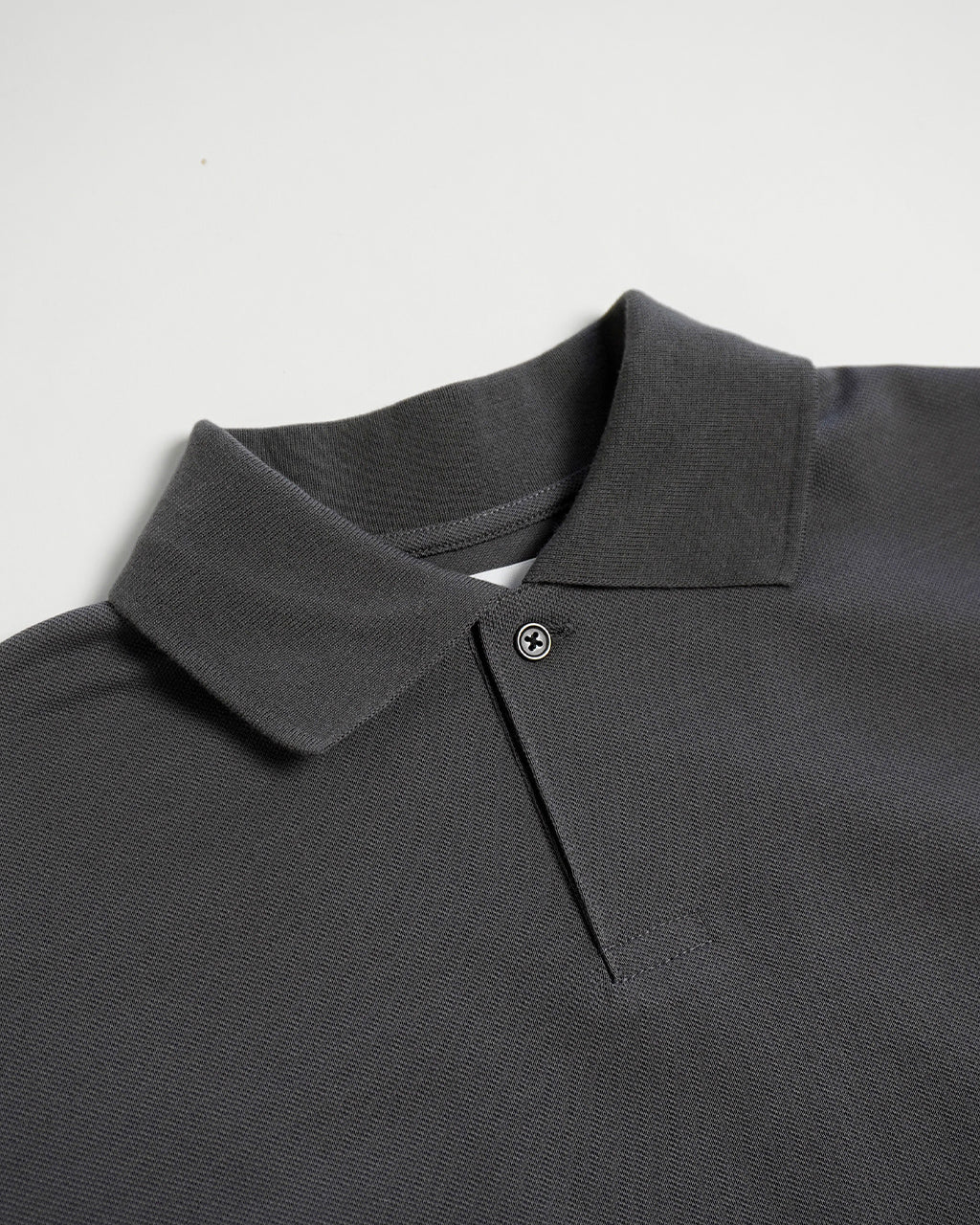 【SALE!20%OFF】ワンボタン 半袖 ポロシャツ ONE BUTTON POLO S/S TEE オーガニックコットン 強燃ドライカノコ 鹿の子素材 M25A15CS02B