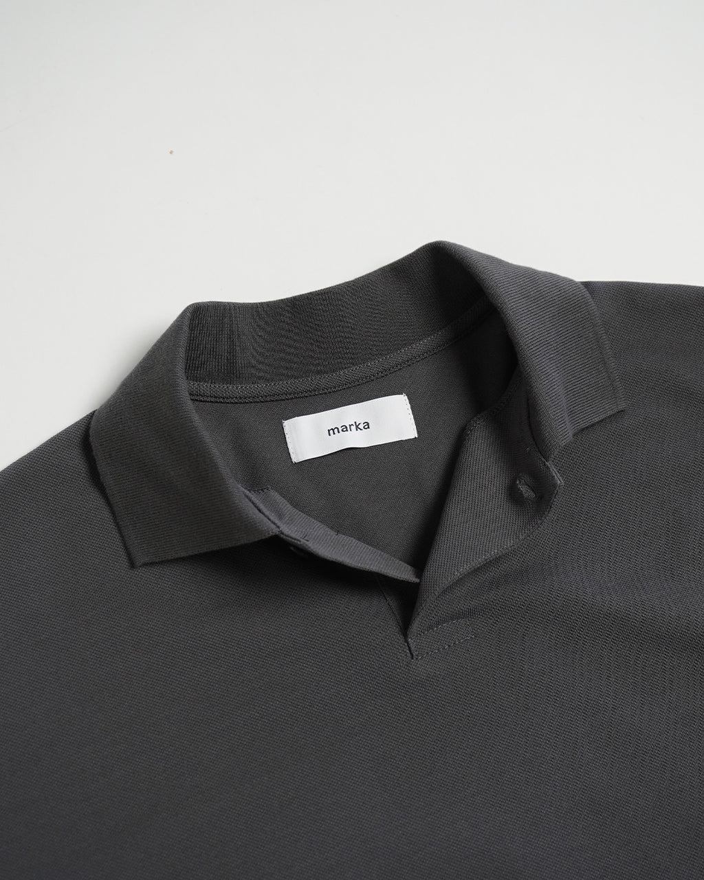 【SALE!20%OFF】ワンボタン 半袖 ポロシャツ ONE BUTTON POLO S/S TEE オーガニックコットン 強燃ドライカノコ 鹿の子素材 M25A15CS02B