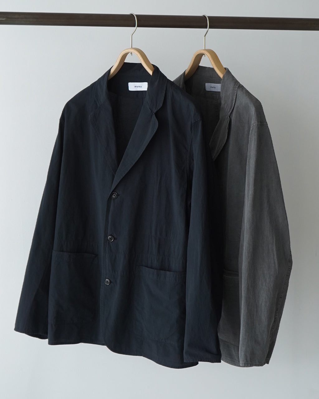 【SALE!20%OFF】ホスピタルジャケット HOSPITAL JACKET シングル テーラードジャケット オーガニックコットン ブロード M25A16JK01C