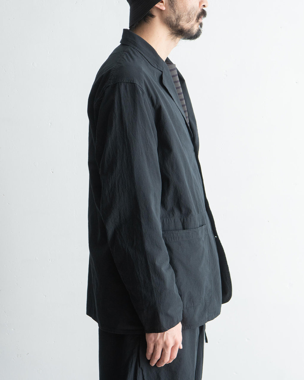【SALE!20%OFF】ホスピタルジャケット HOSPITAL JACKET シングル テーラードジャケット オーガニックコットン ブロード M25A16JK01C