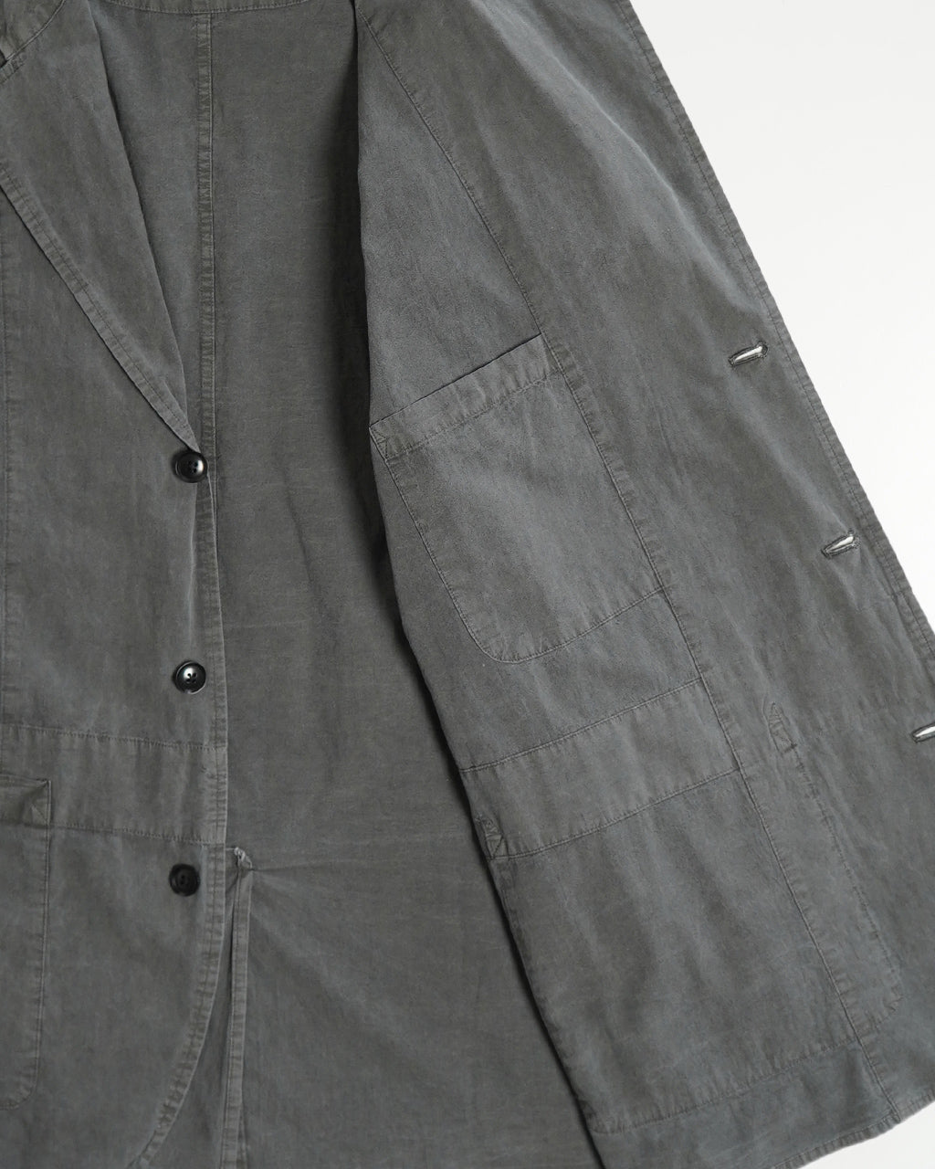 【SALE!20%OFF】ホスピタルジャケット HOSPITAL JACKET シングル テーラードジャケット オーガニックコットン ブロード M25A16JK01C