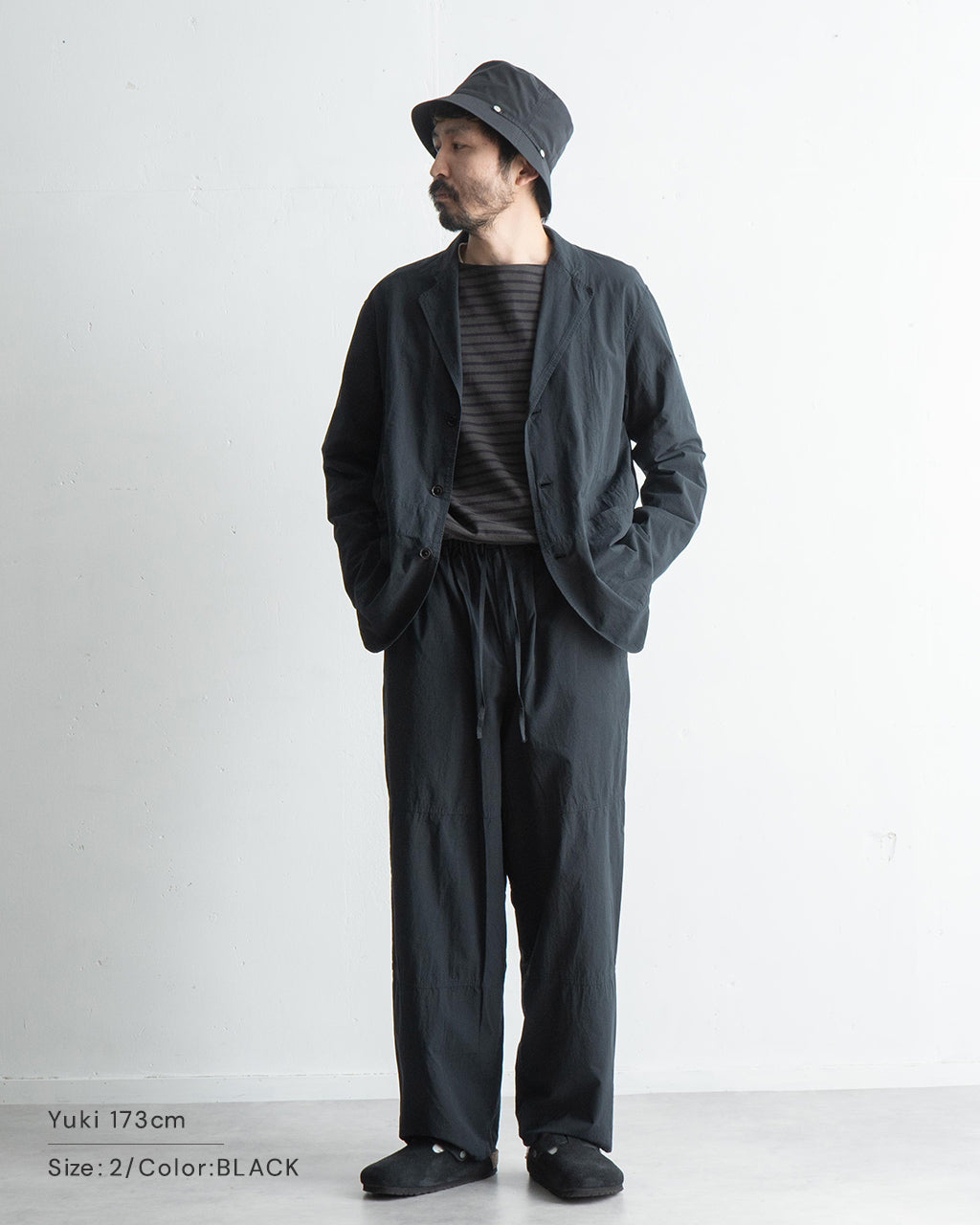 【SALE!20%OFF】ホスピタルジャケット HOSPITAL JACKET シングル テーラードジャケット オーガニックコットン ブロード M25A16JK01C