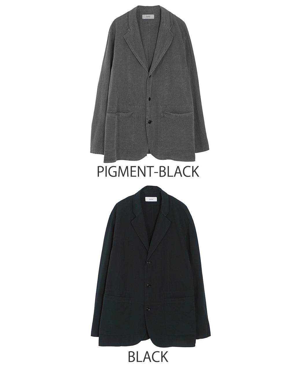 【SALE!20%OFF】ホスピタルジャケット HOSPITAL JACKET シングル テーラードジャケット オーガニックコットン ブロード M25A16JK01C