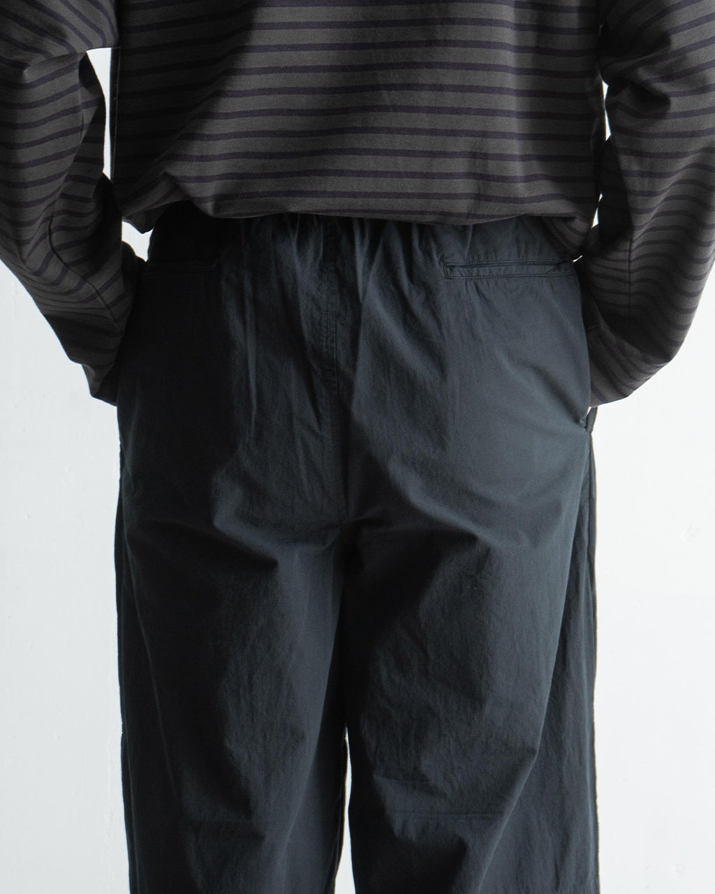 【SALE!20%OFF】ニー スイッチ イージーパンツ KNEE SWITCH EASY PANTS テーパード ワイドシルエット オーガニックコットン M25A16JK01C