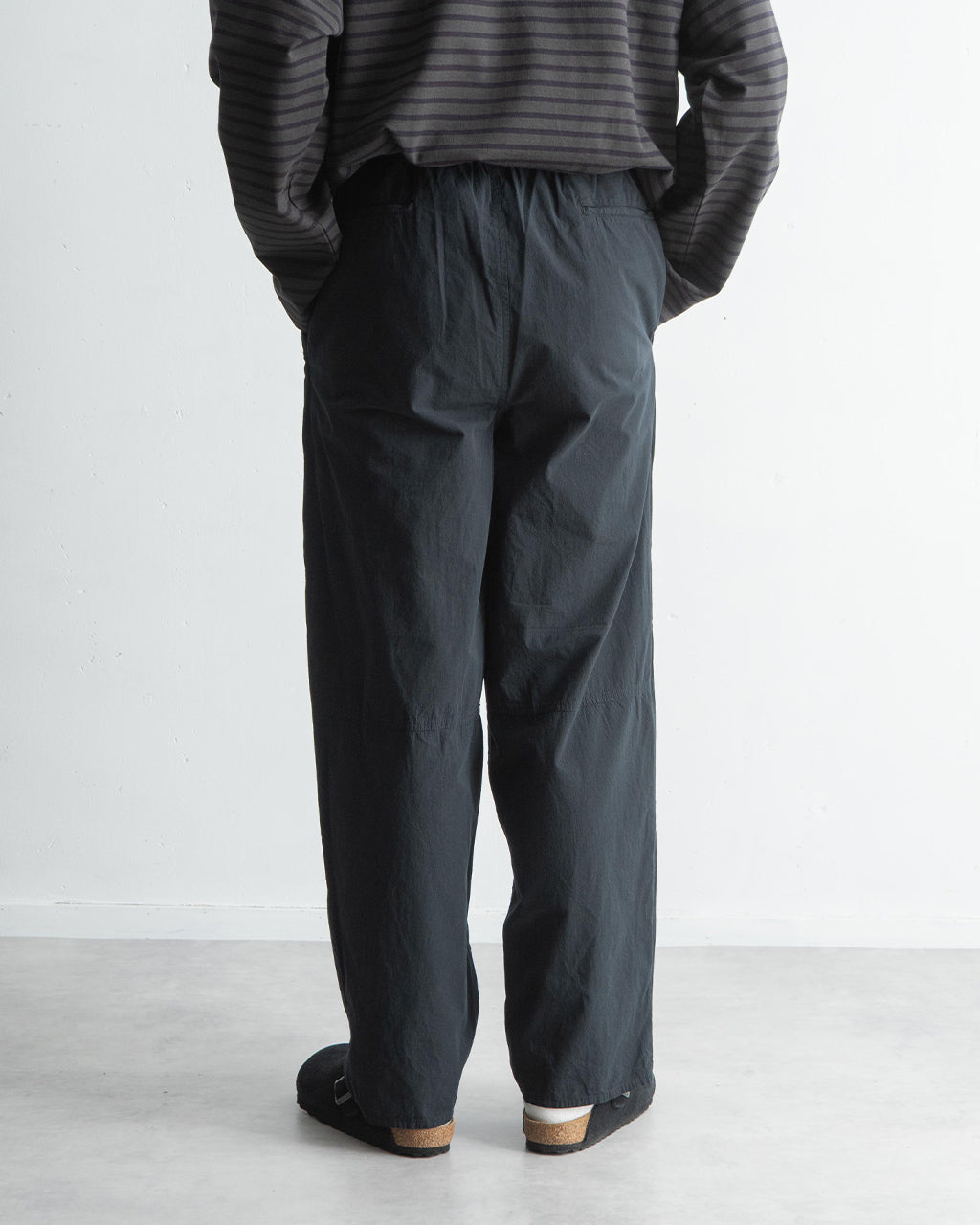 【SALE!20%OFF】ニー スイッチ イージーパンツ KNEE SWITCH EASY PANTS テーパード ワイドシルエット オーガニックコットン M25A16JK01C