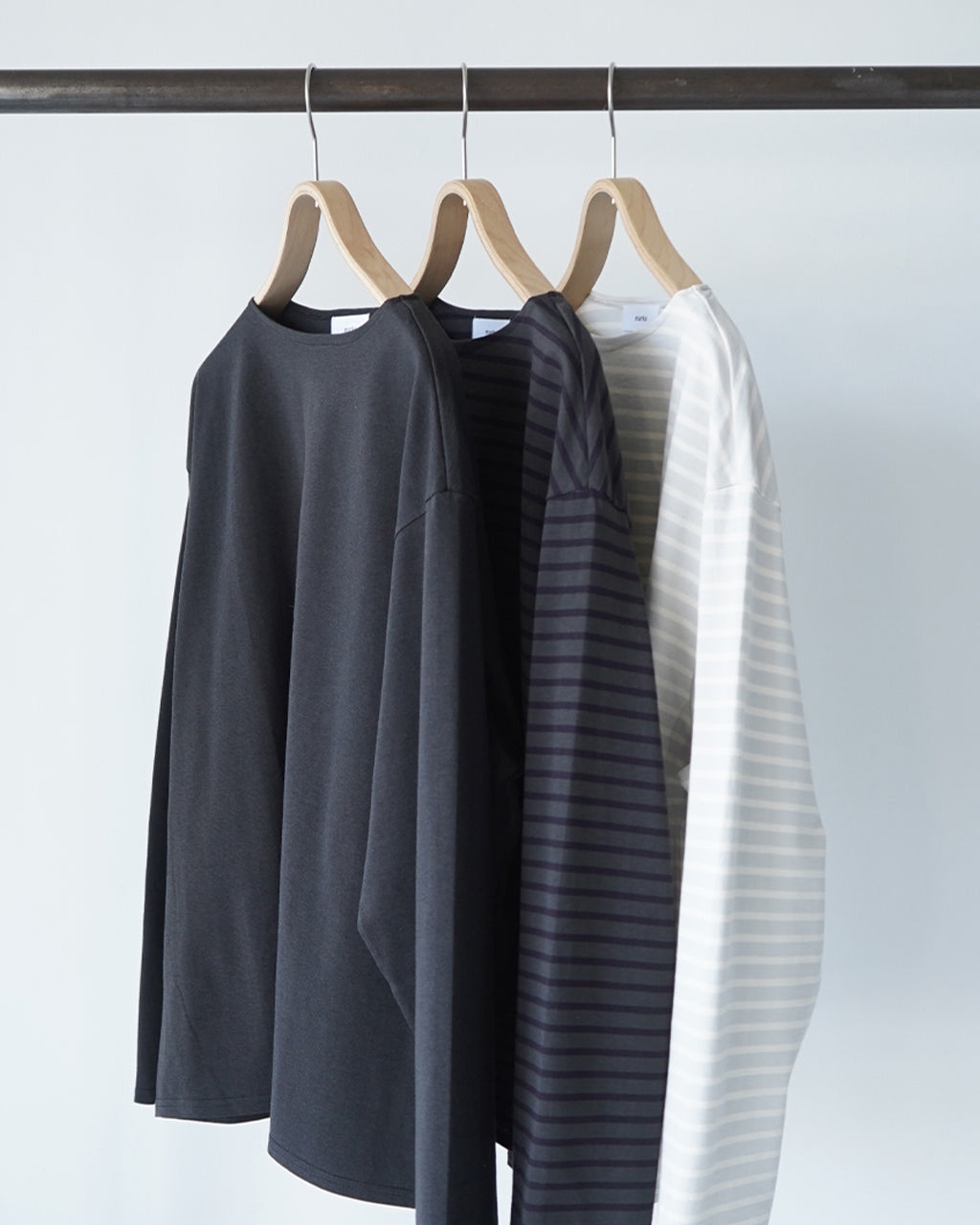 marka 마카 뉴 바스크 셔츠 NEW BASQUE SHIRT T셔츠 긴팔 컷소우 M25A21CS01C【무료우송】