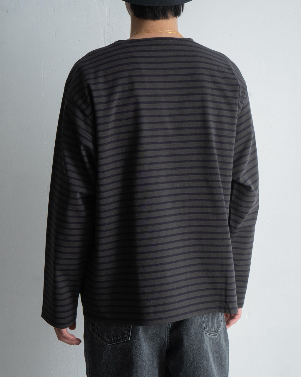 marka 마카 뉴 바스크 셔츠 NEW BASQUE SHIRT T셔츠 긴팔 컷소우 M25A21CS01C【무료우송】