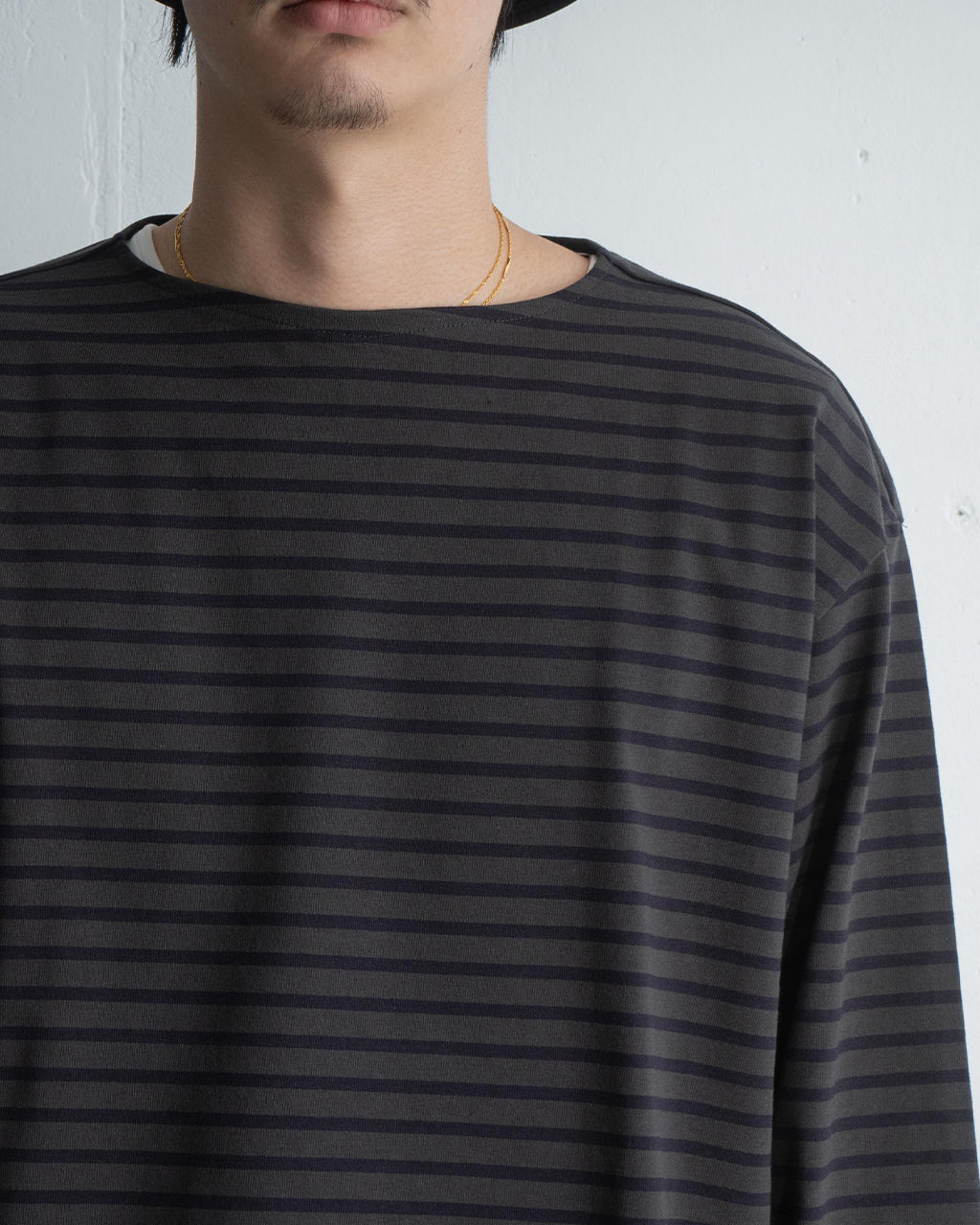 marka 마카 뉴 바스크 셔츠 NEW BASQUE SHIRT T셔츠 긴팔 컷소우 M25A21CS01C【무료우송】