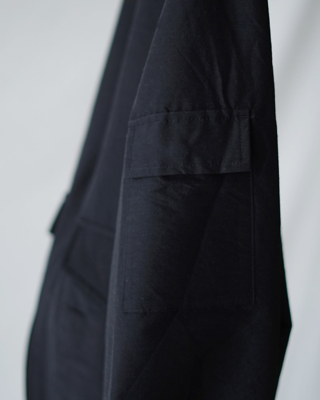 Wool Silk High Count Typewriter Flight Jacket M25C08BL01C