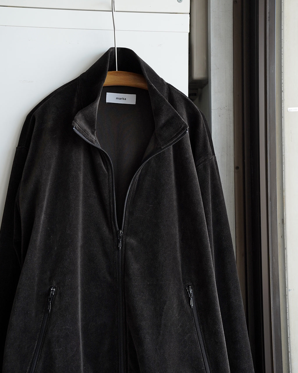 30/- Organic Cotton Velour Full Zip Track Jacket M25C19CS01C