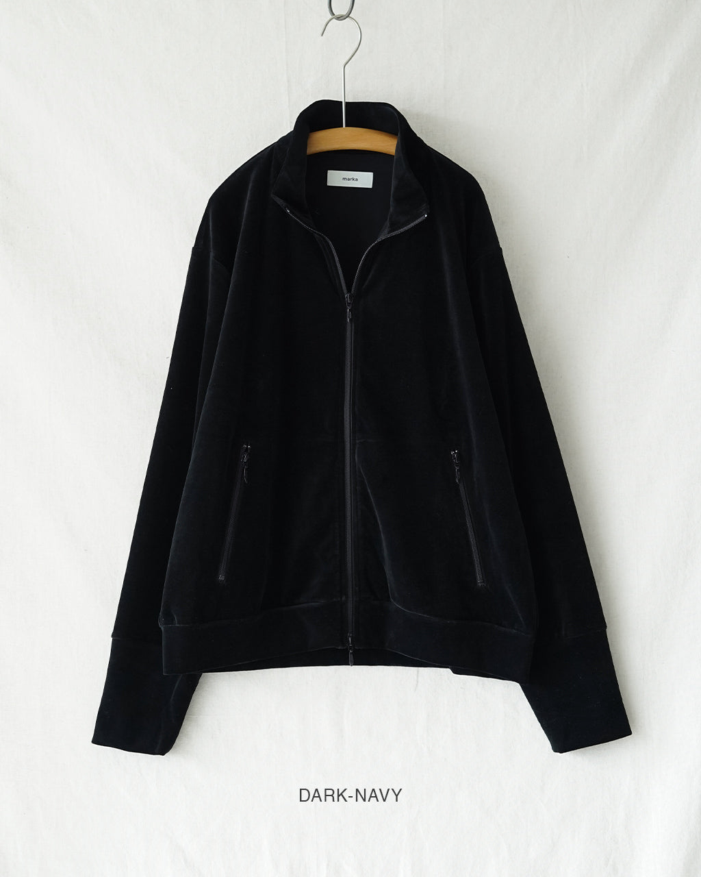 30/- Organic Cotton Velour Full Zip Track Jacket M25C19CS01C