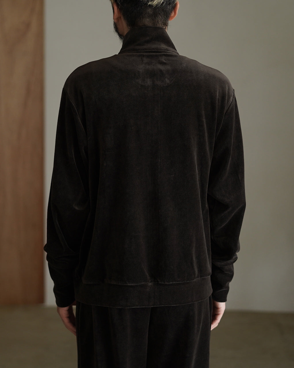 30/- Organic Cotton Velour Full Zip Track Jacket M25C19CS01C