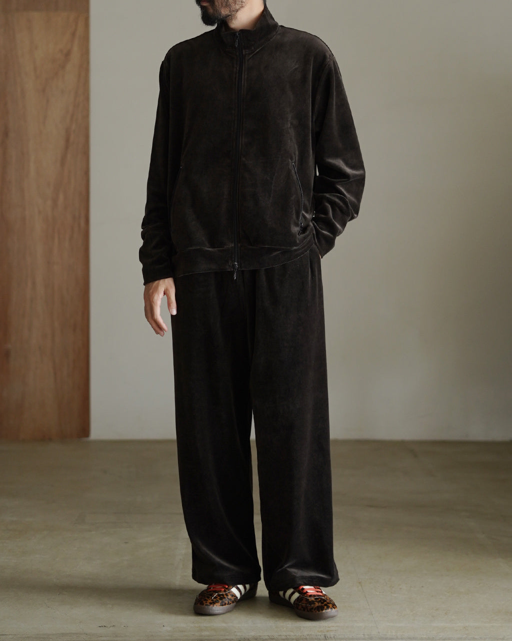 30/- Organic Cotton Velour Track Pants M25C19PT01C