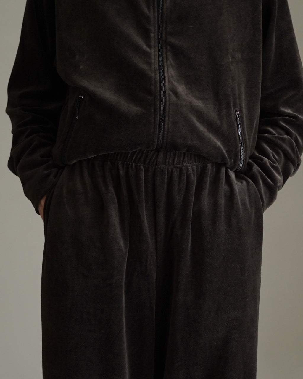 30/- Organic Cotton Velour Track Pants M25C19PT01C