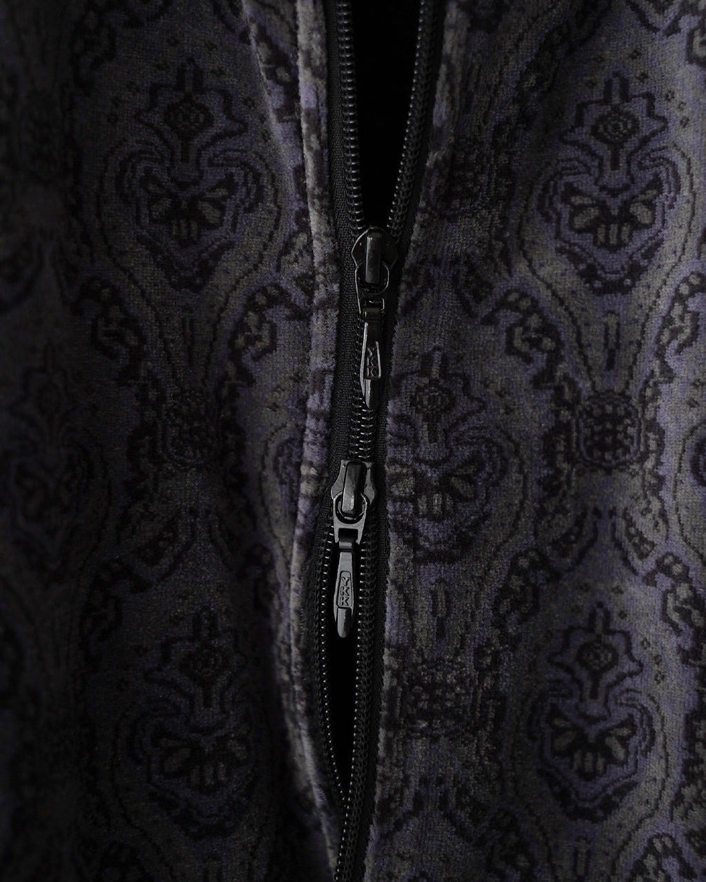 Velour Jacquard Full Zip Track Jacket M25C20CS01C