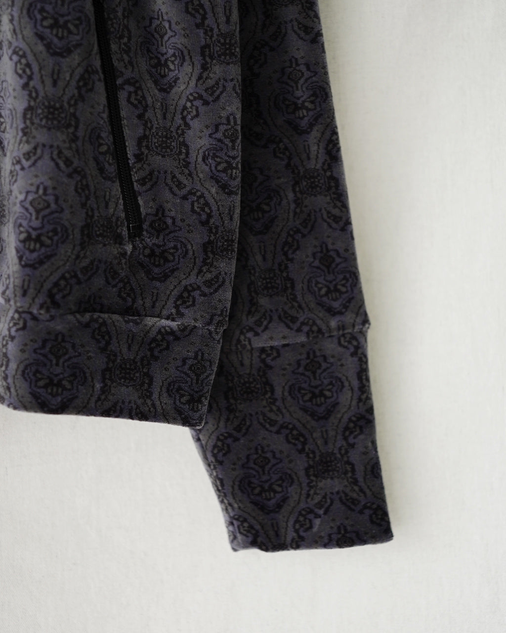 Velour Jacquard Full Zip Track Jacket M25C20CS01C