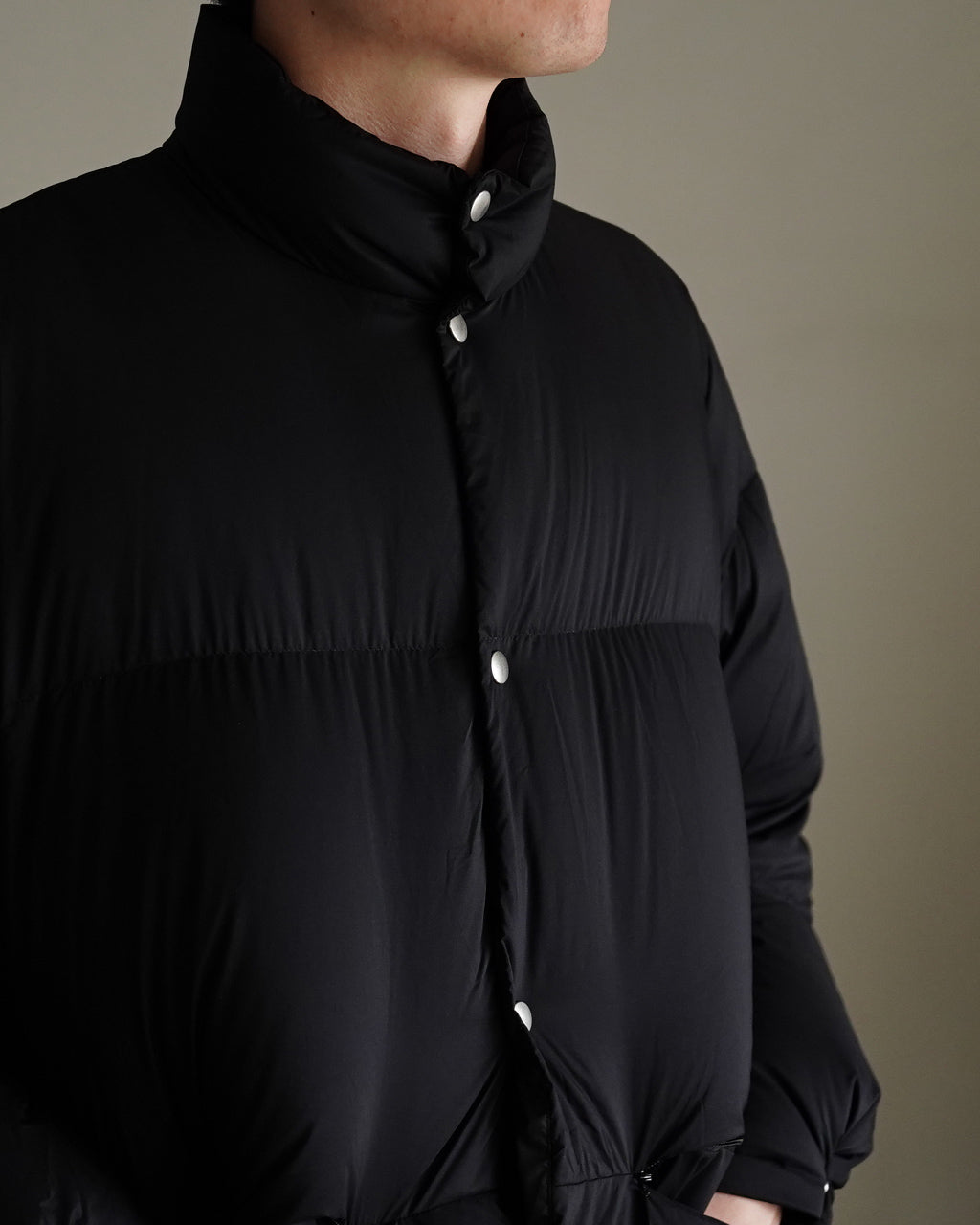 Recycle Nylon Mini Ripstop Down Jacket M25C26BL01C