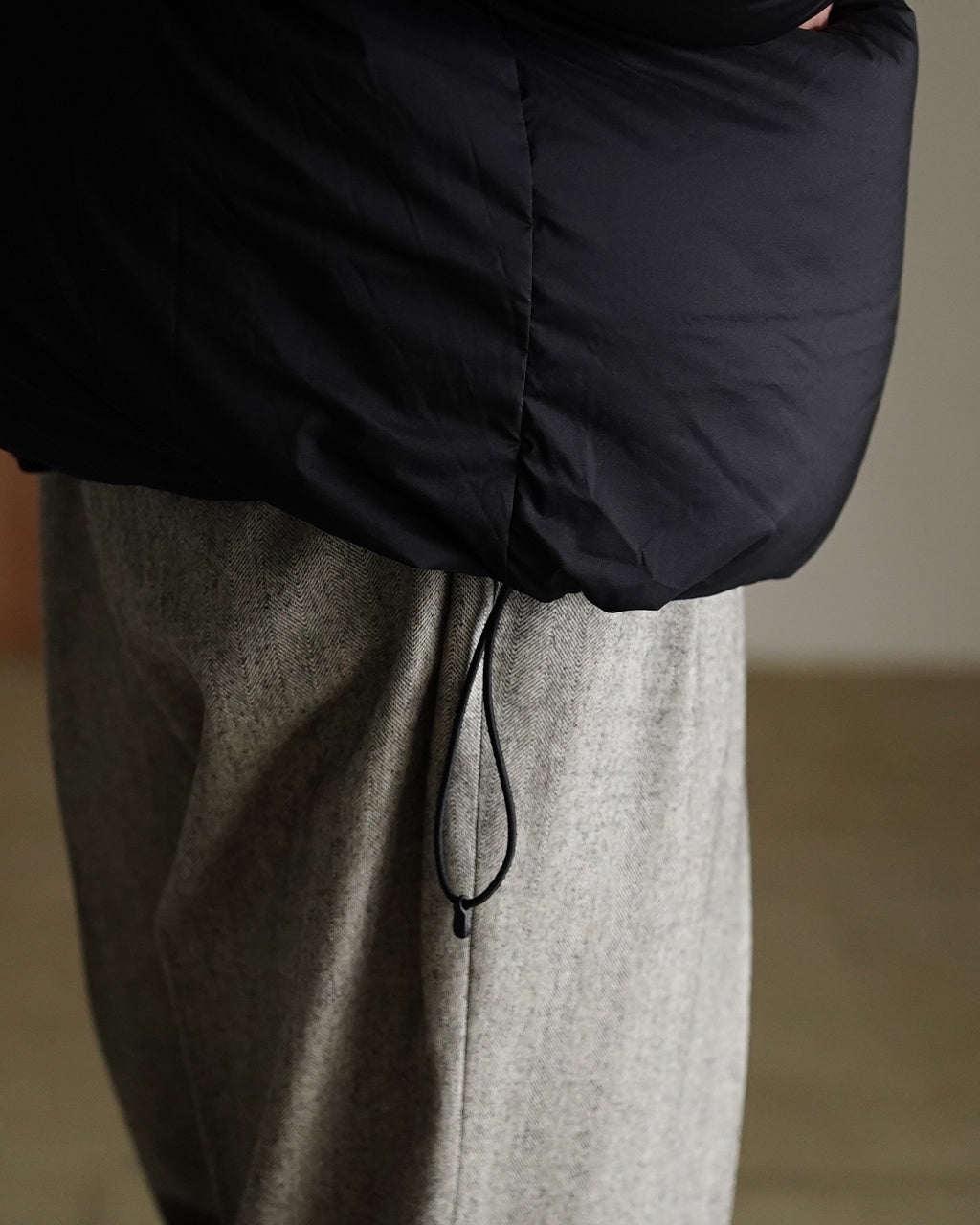 Recycle Nylon Mini Ripstop Down Jacket M25C26BL01C