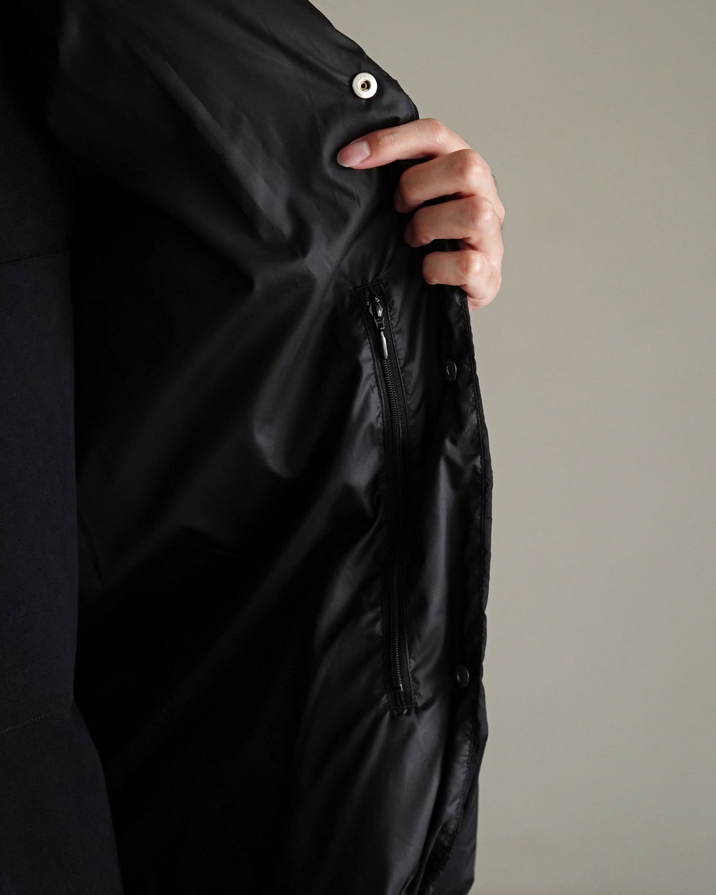 Recycle Nylon Mini Ripstop Down Jacket M25C26BL01C