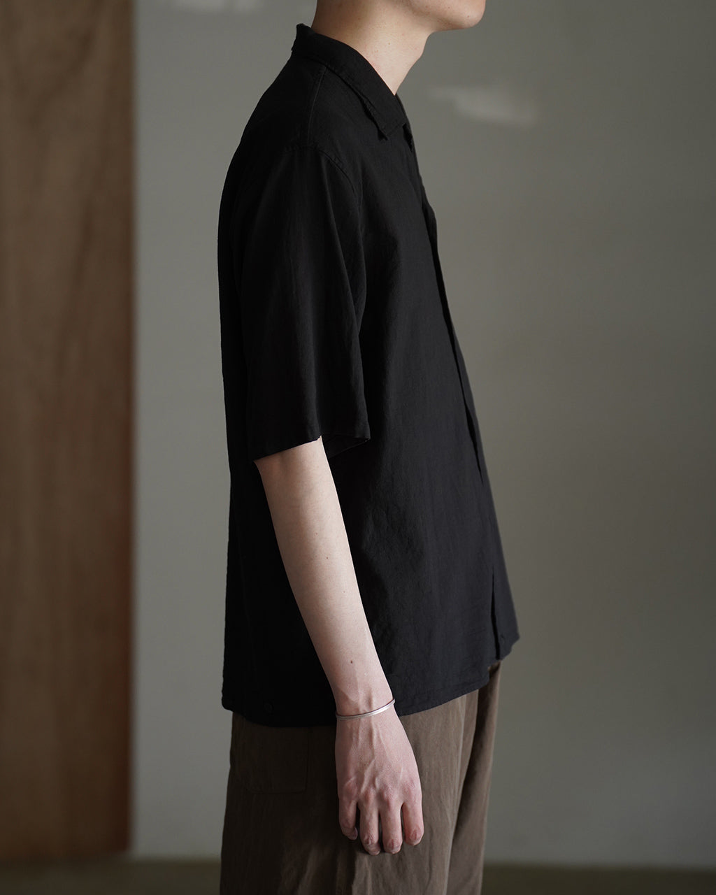 OPEN COLLAR S/S SHIRT M26A16SH01B