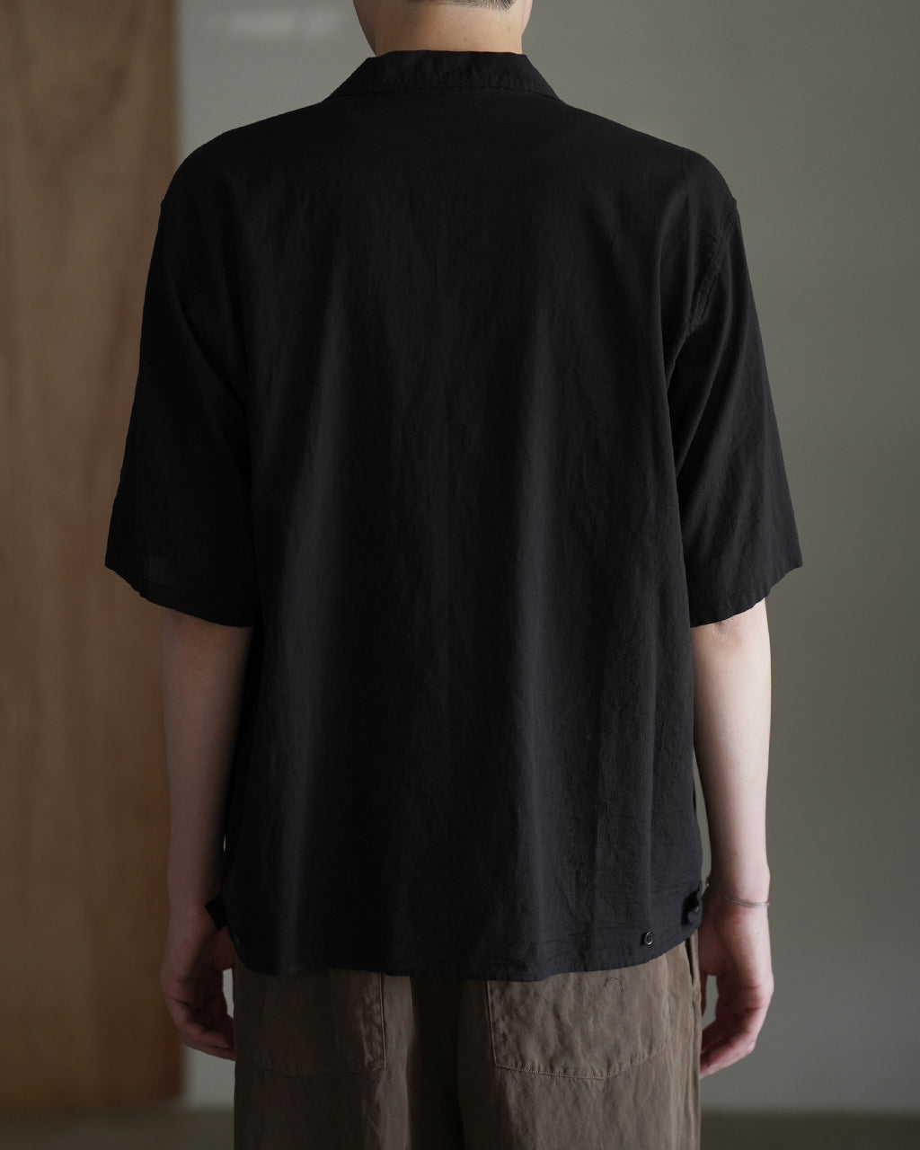 OPEN COLLAR S/S SHIRT M26A16SH01B