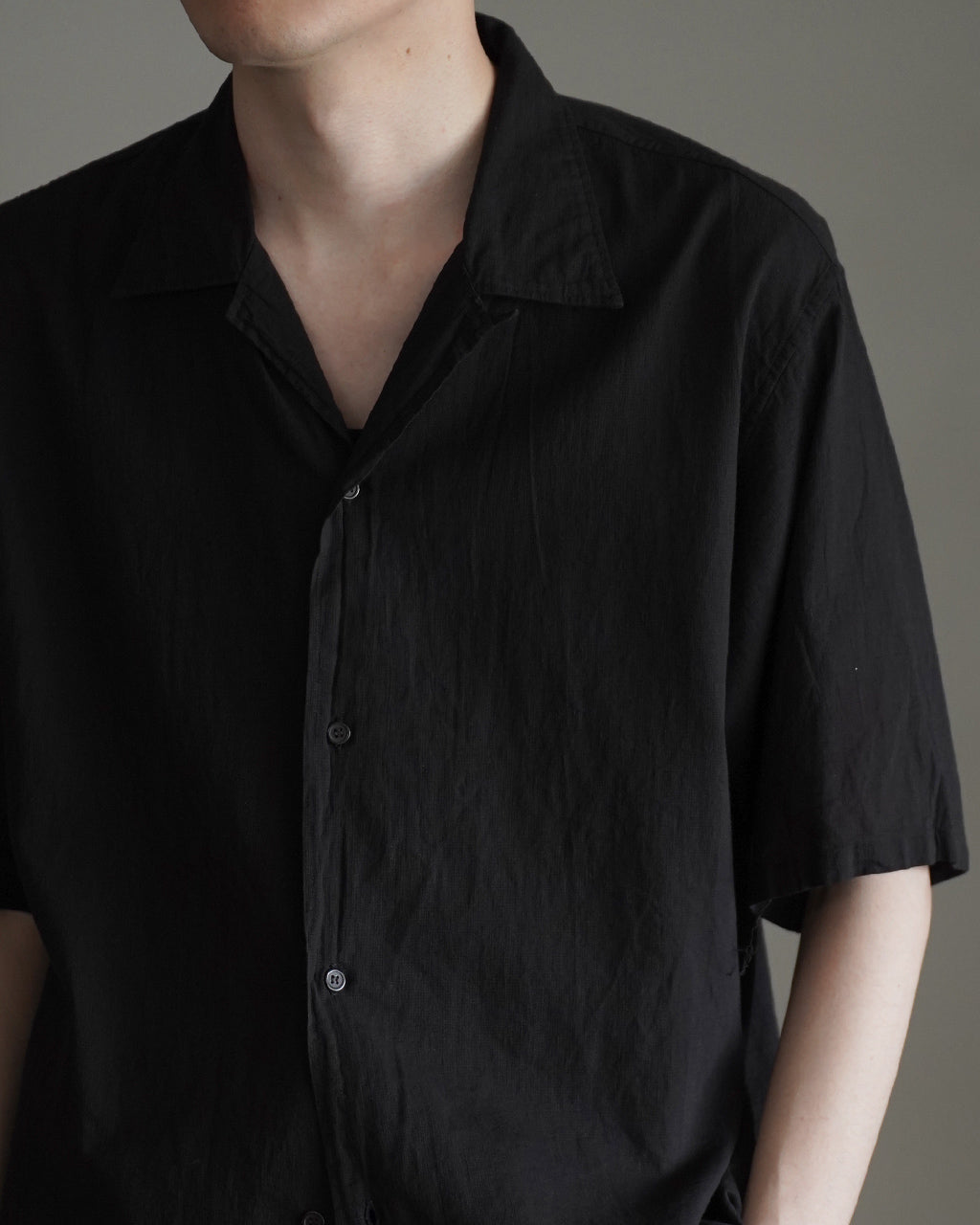OPEN COLLAR S/S SHIRT M26A16SH01B