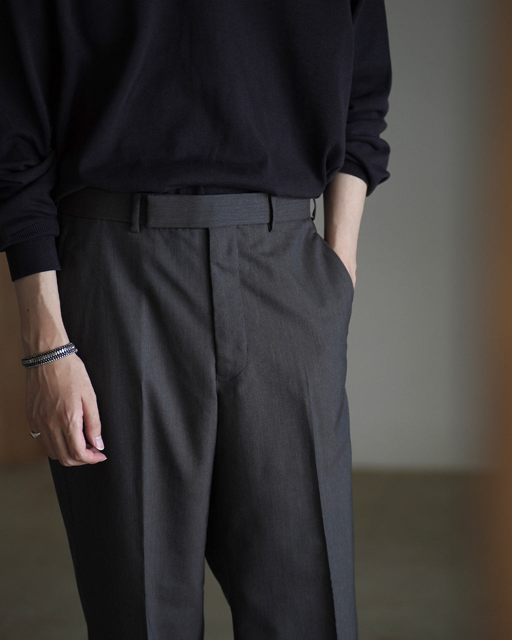 REGULAR FIT STRAIGHT TROUSERS M26C01PT02C