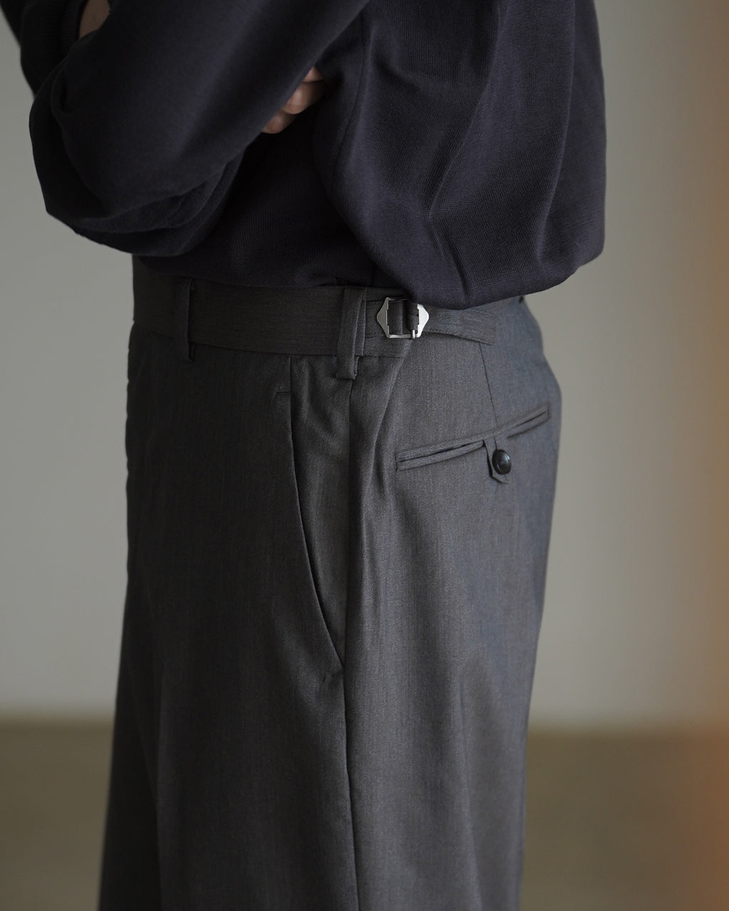 REGULAR FIT STRAIGHT TROUSERS M26C01PT02C