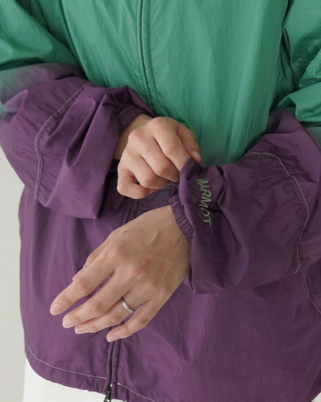 \GW限定!クーポン10%OFF/マーモットキャピタル MARMOT CAPITAL グラデーションジャケット メッシュ GRADATION JACKET 25SS-L3-06 軽量 ナイロン アウター【送料無料】