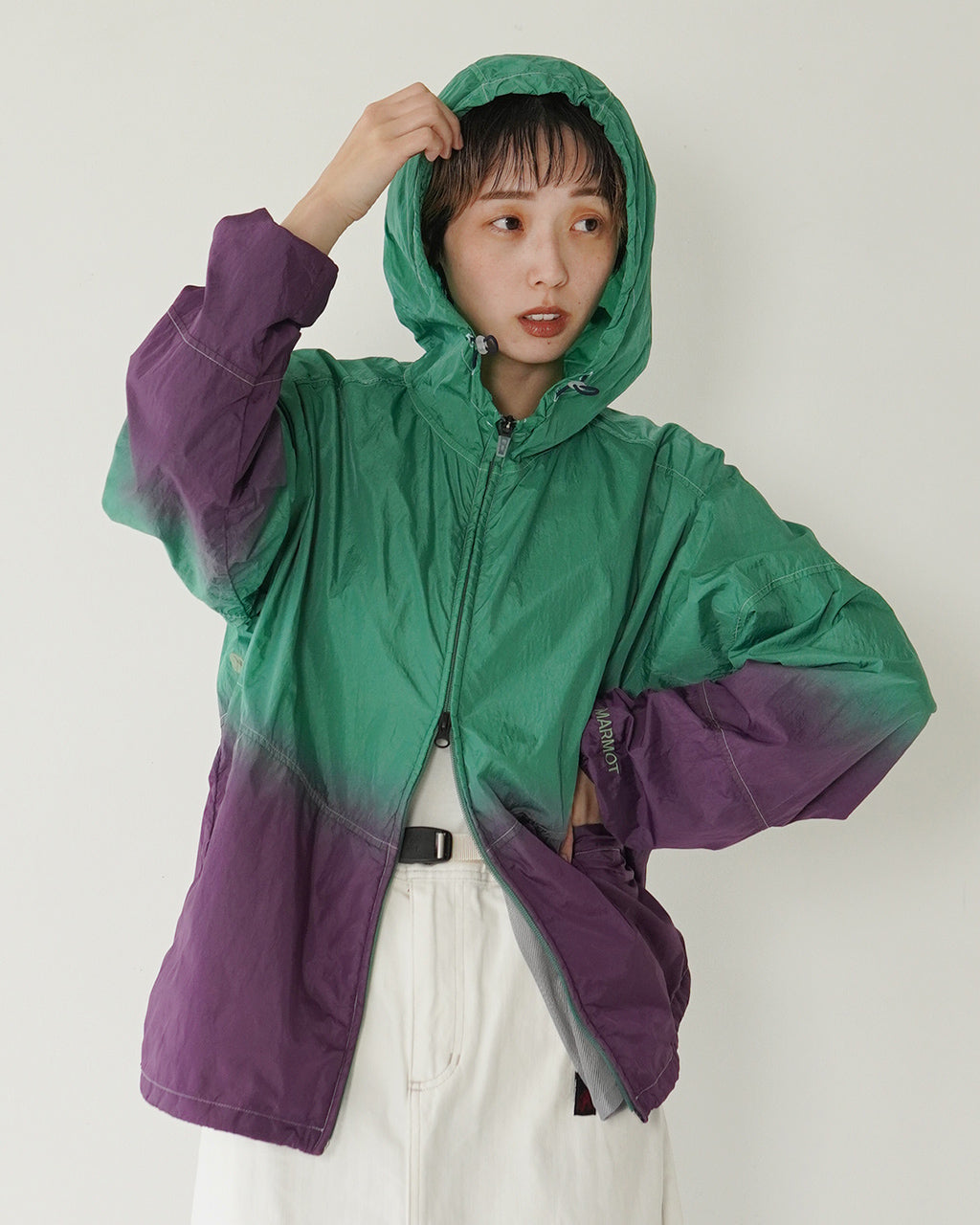 \GW限定!クーポン10%OFF/マーモットキャピタル MARMOT CAPITAL グラデーションジャケット メッシュ GRADATION JACKET 25SS-L3-06 軽量 ナイロン アウター【送料無料】