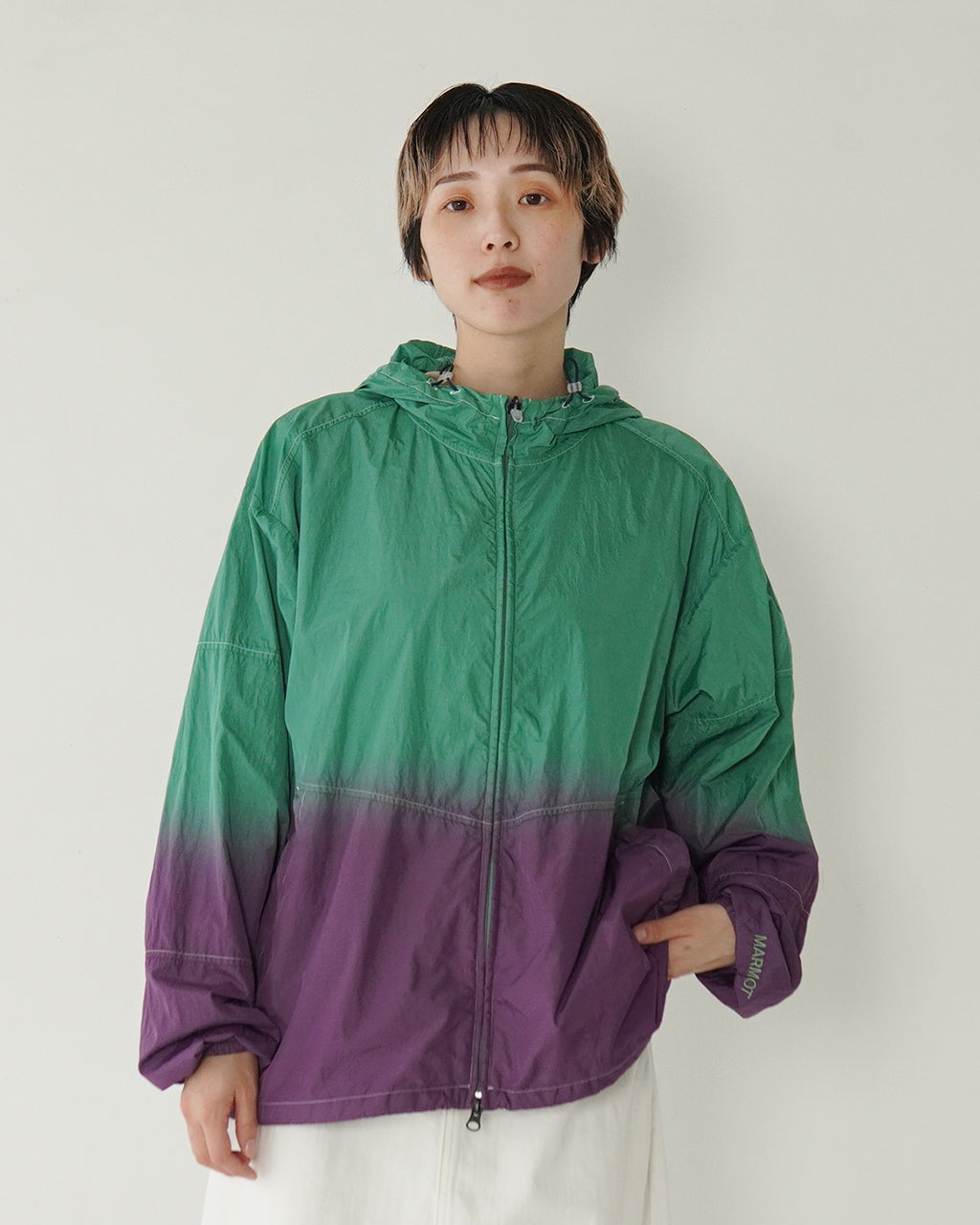 \GW限定!クーポン10%OFF/マーモットキャピタル MARMOT CAPITAL グラデーションジャケット メッシュ GRADATION JACKET 25SS-L3-06 軽量 ナイロン アウター【送料無料】